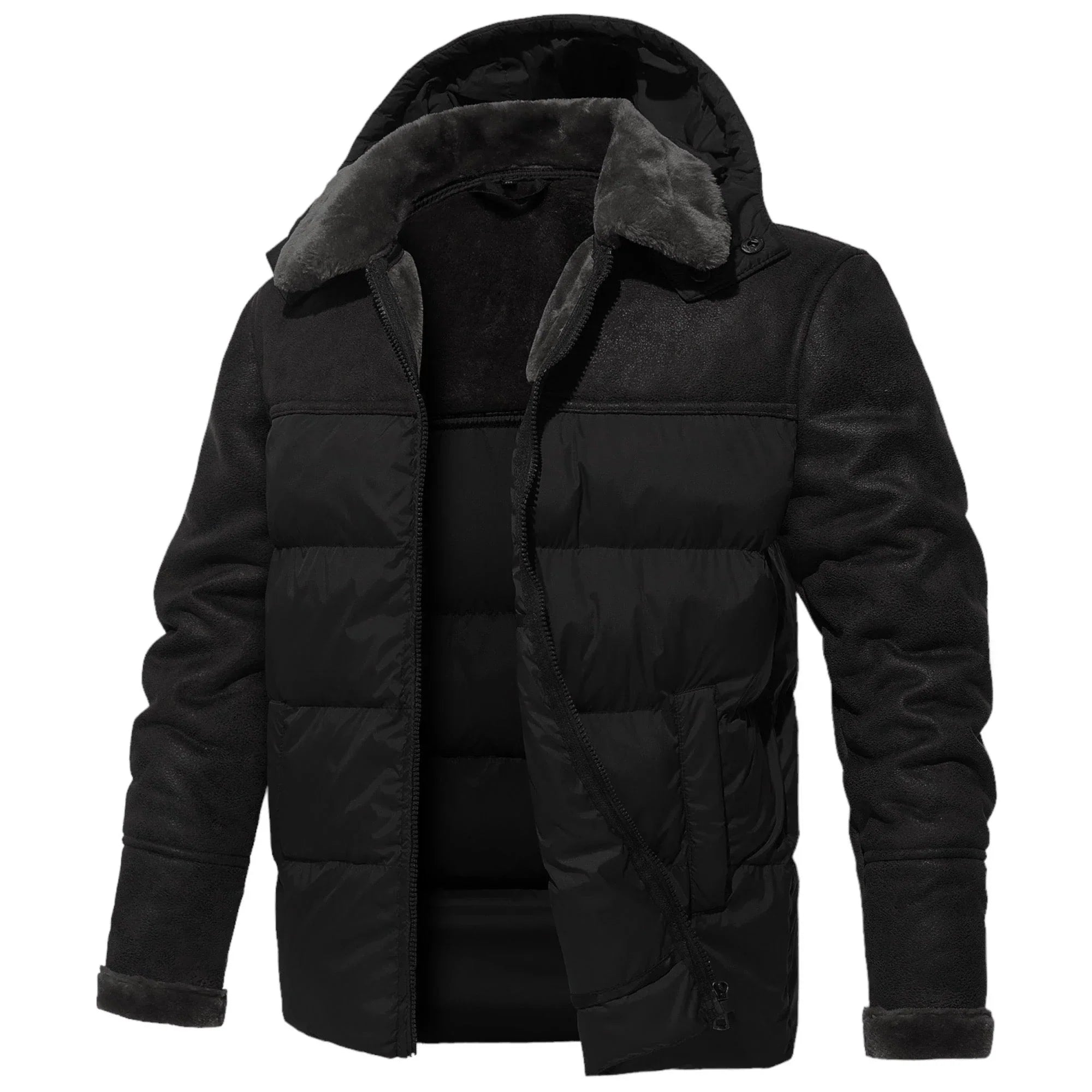 Puffer Cruiser - Bőr Puffer Dzseki