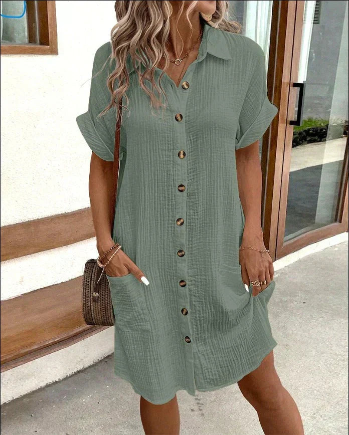 Celest Elegáns Polo Ruha (Majdnem Elfogyott)