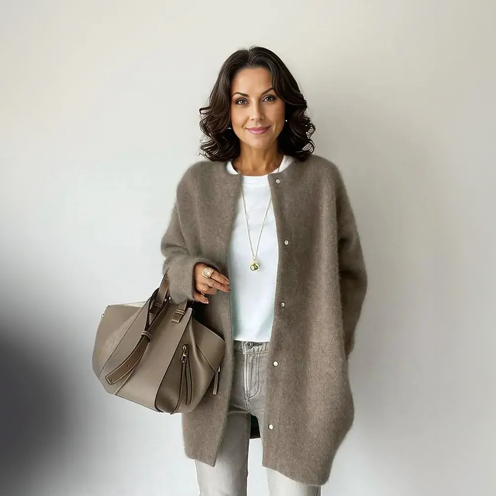Jana | Elegáns Kötött Pulóver