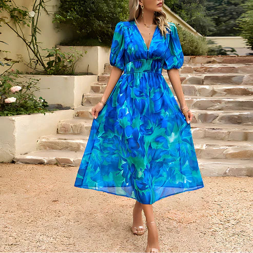 Leona | Elegáns Midi Ruha